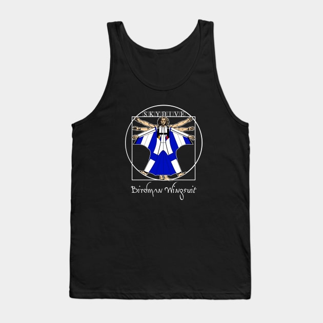 Mod.5 Wingsuit Birdman Skydiving Tank Top by parashop